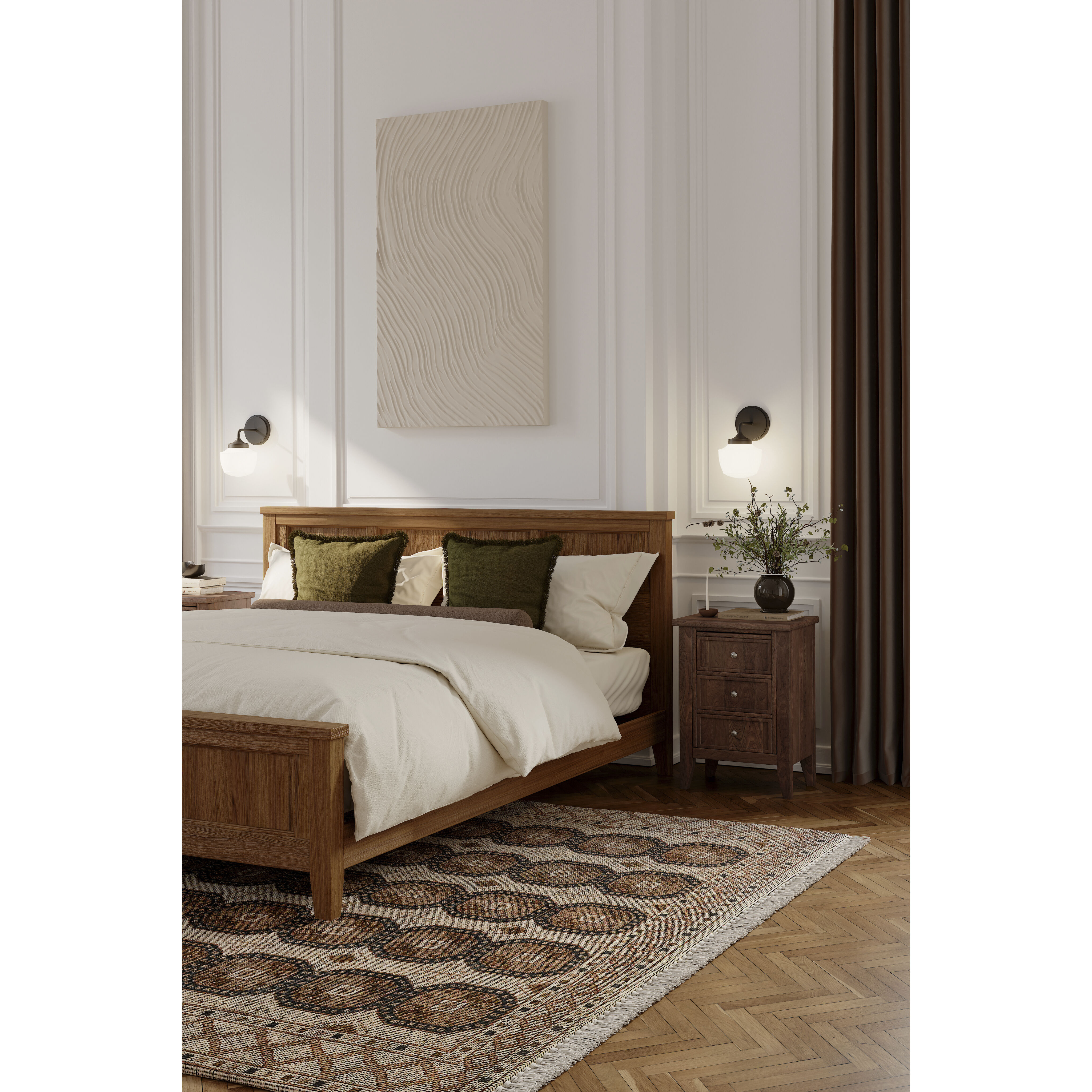 Cornwell 1 Light 6 inch Dark Matte Black Bath Sconce Wall Light