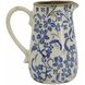 Flower Blue and White Pitcher
