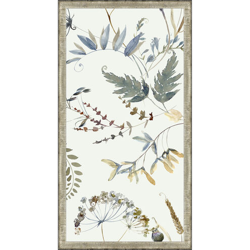 Florals Collection Blue Framed Art