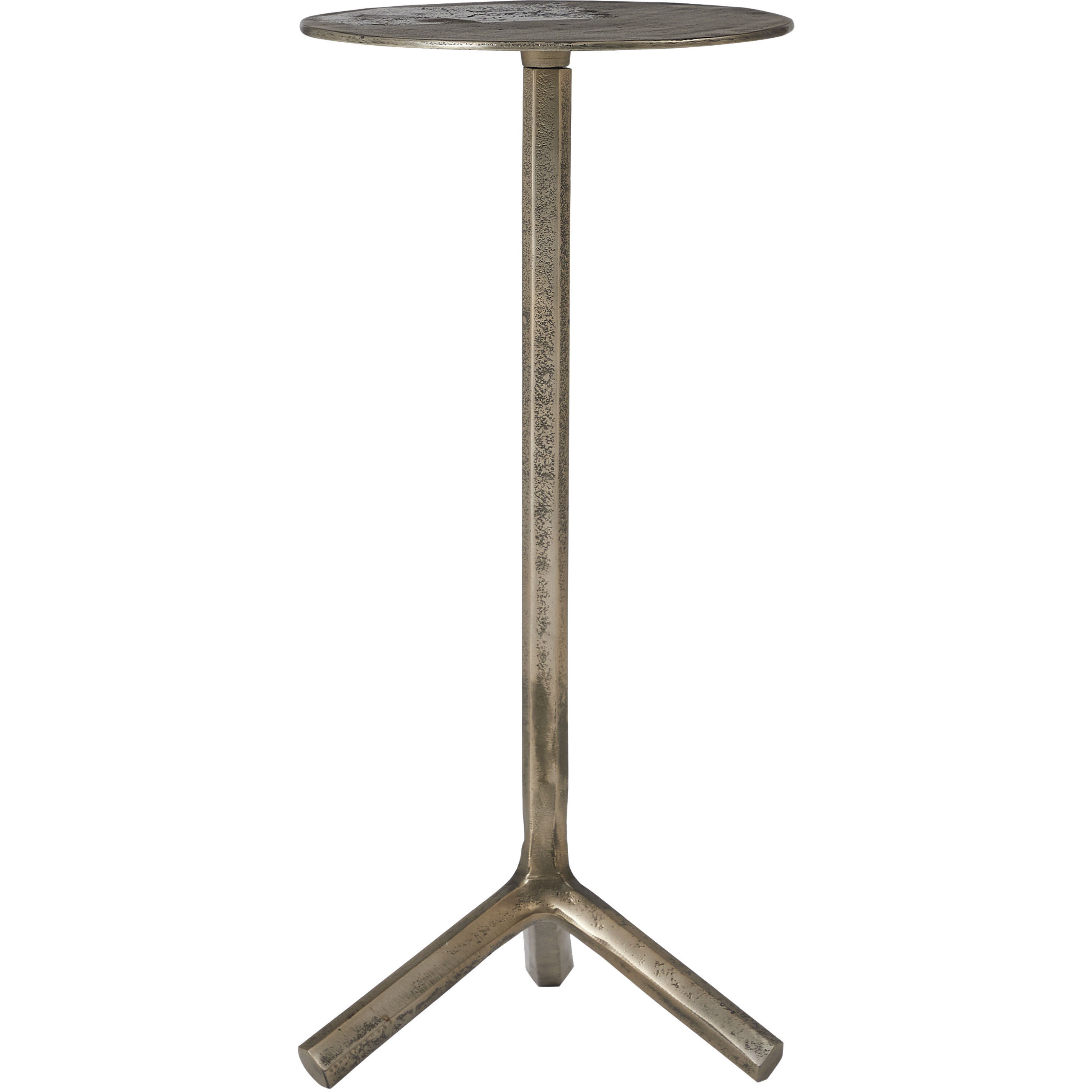 Zahra 22 X 10 inch Antique Brass Side Table