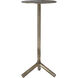 Zahra 22 X 10 inch Antique Brass Side Table