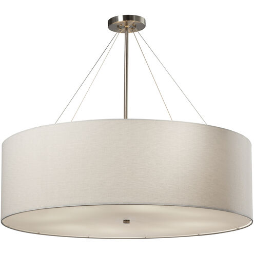 Textile LED 36 inch Brushed Nickel Pendant Ceiling Light