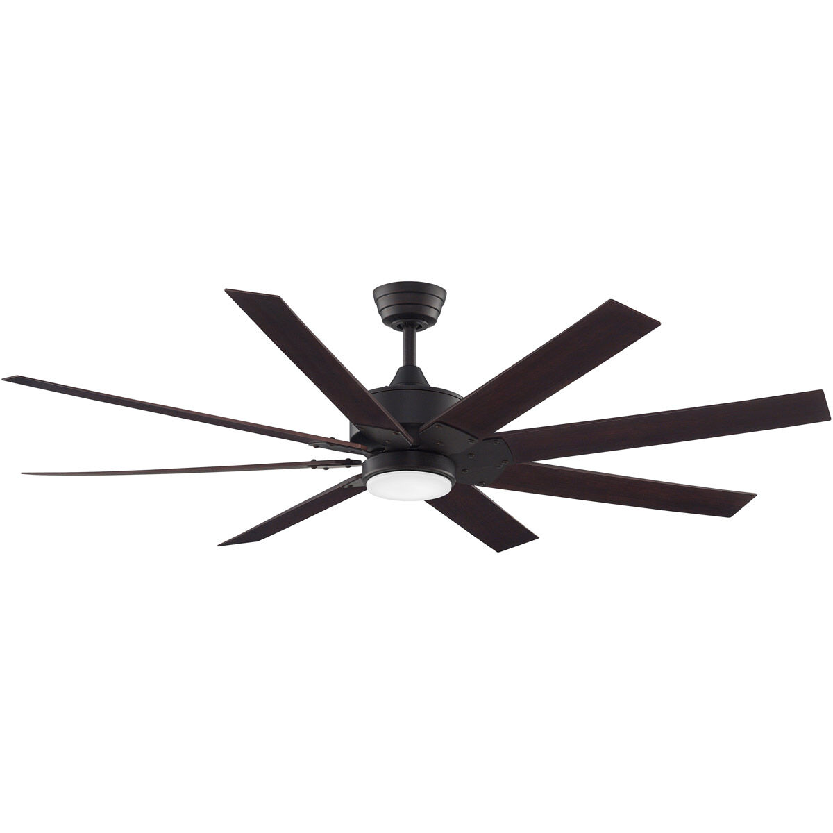 Levon Custom 1 Light Dark Bronze Fan Light Kit