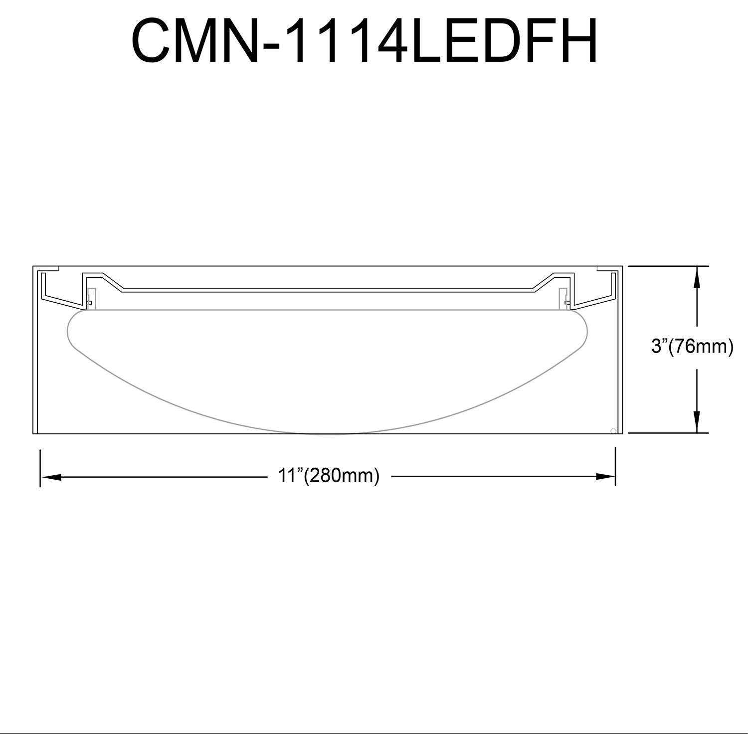 Carmen LED 11 inch Matte White Flush Mount Ceiling Light