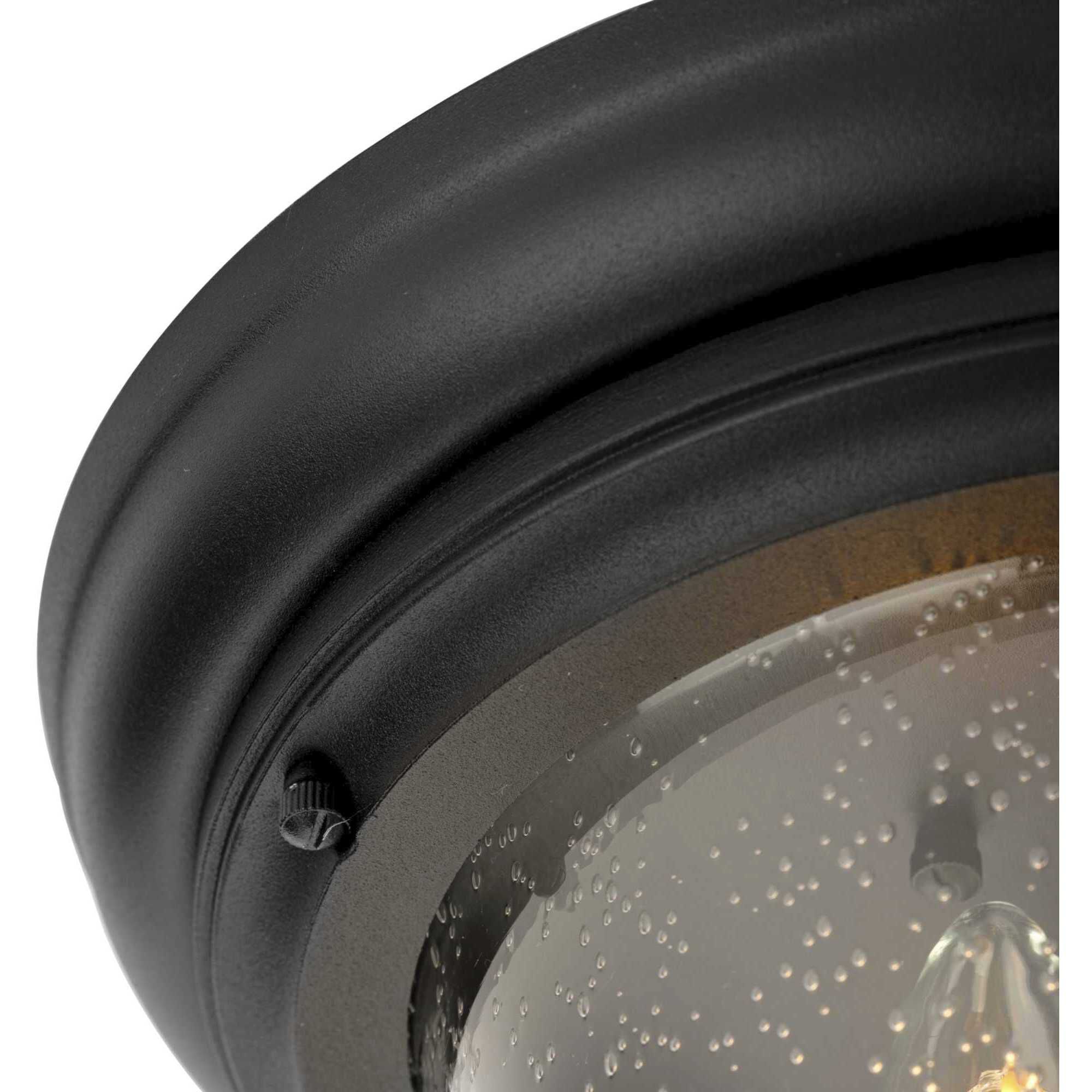 Ashmore 2 Light 11 inch Textured Black Outdoor Flush Mount