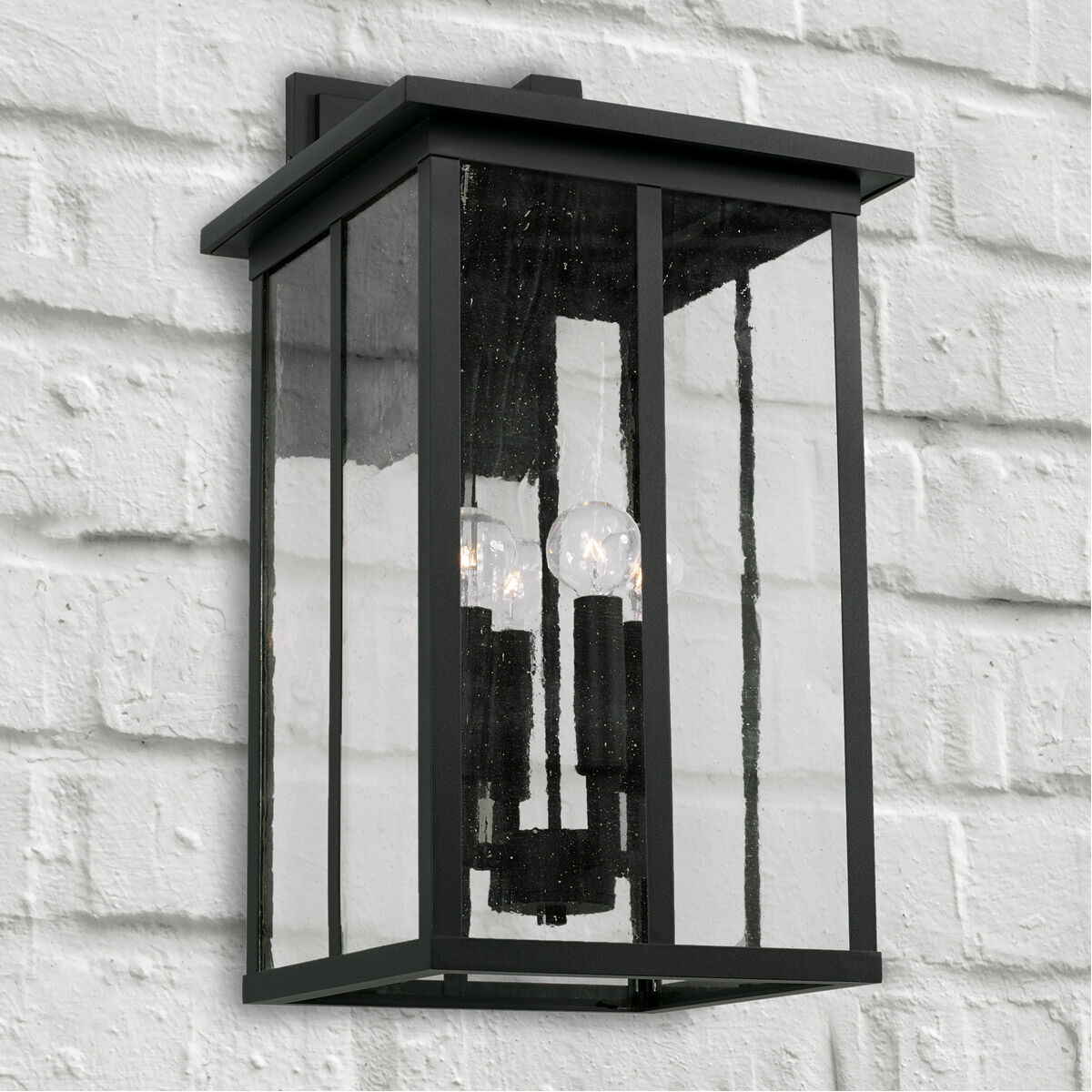 Barrett 4 Light 22 inch Black Outdoor Wall Lantern
