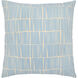 Natur 20 inch Light Blue Pillow Kit in 20 x 20, Square
