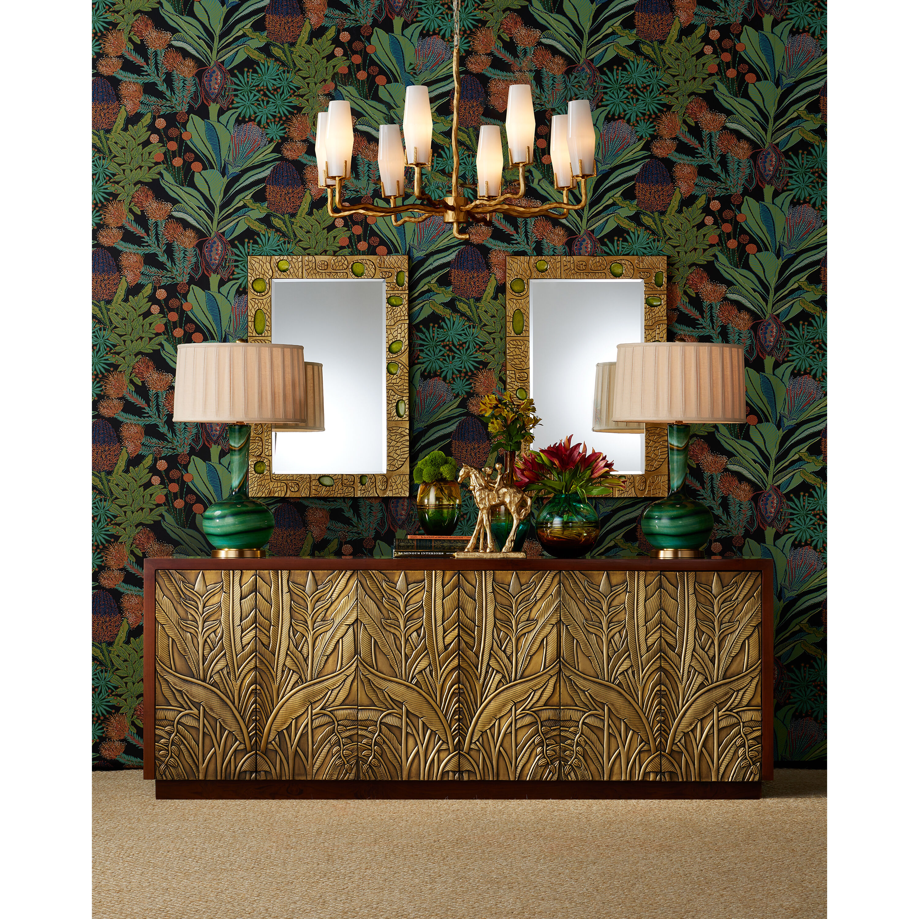 Mathilda 8 Light 36 inch White/Matte Gold Chandelier Ceiling Light