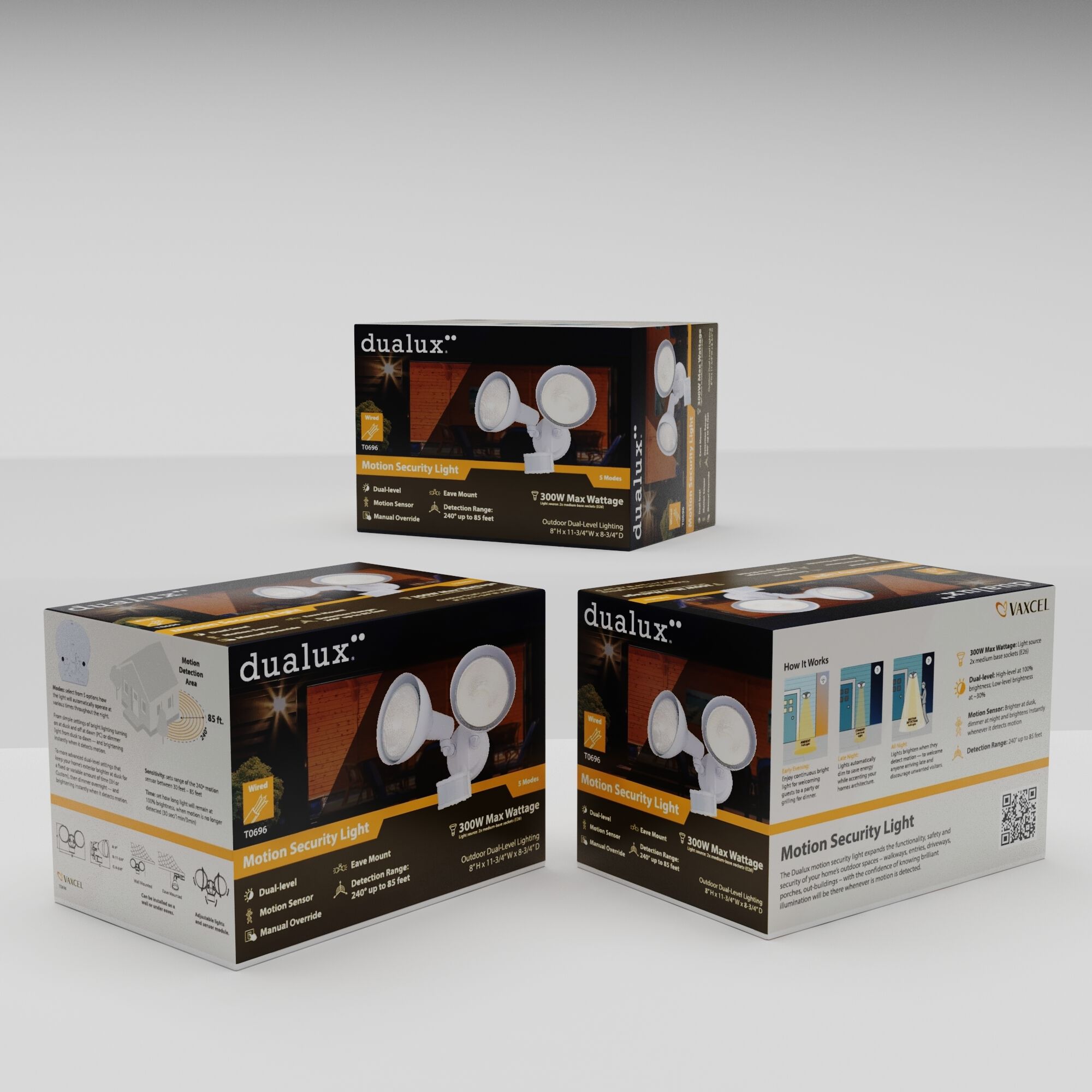 Outdoor Security LED 8 inch White Outdoor Security