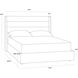 Emmit Marble Bed, Queen