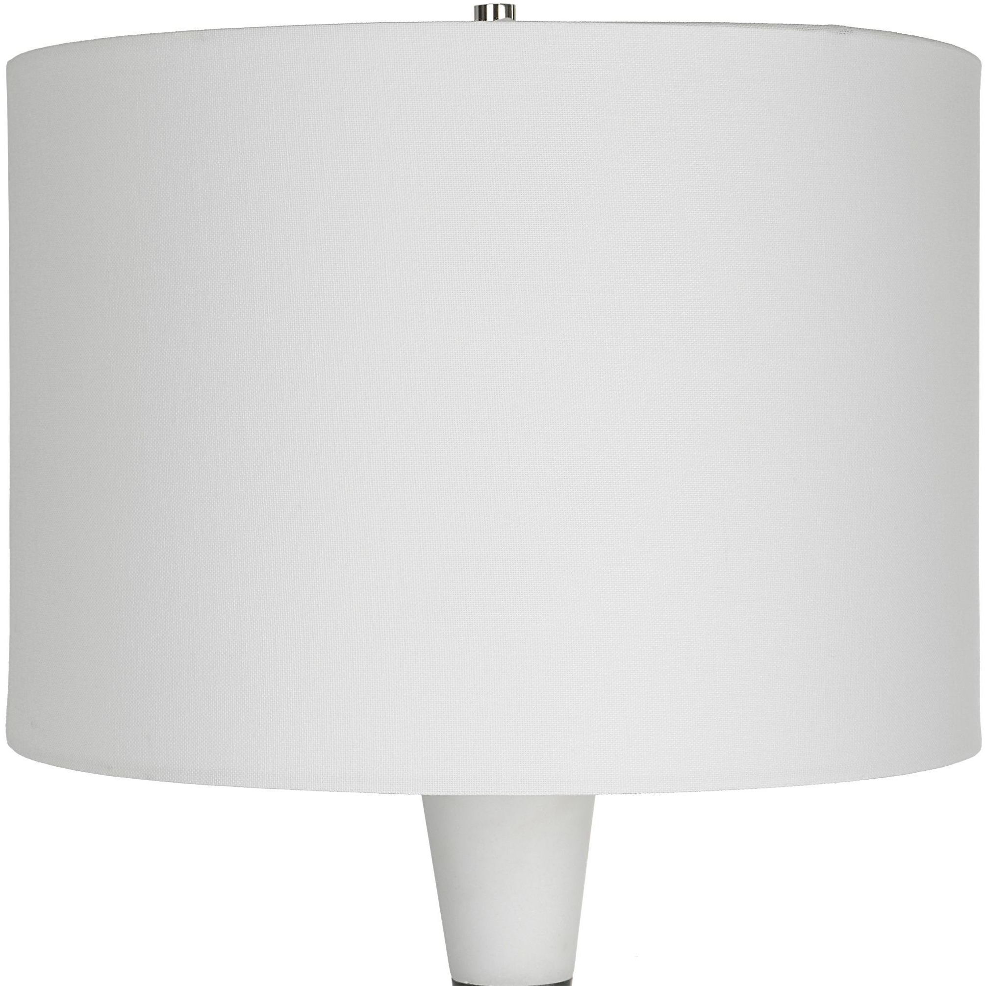 Bandeau 30 inch 150.00 watt Black and White Man-Made Stone Table Lamp Portable Light