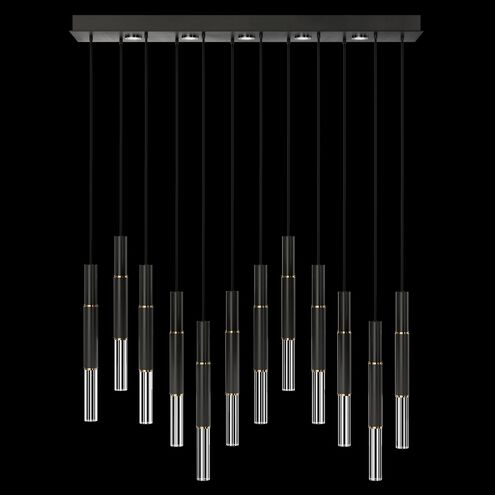 Antonia 17 Light 61 inch Black Pendant Ceiling Light