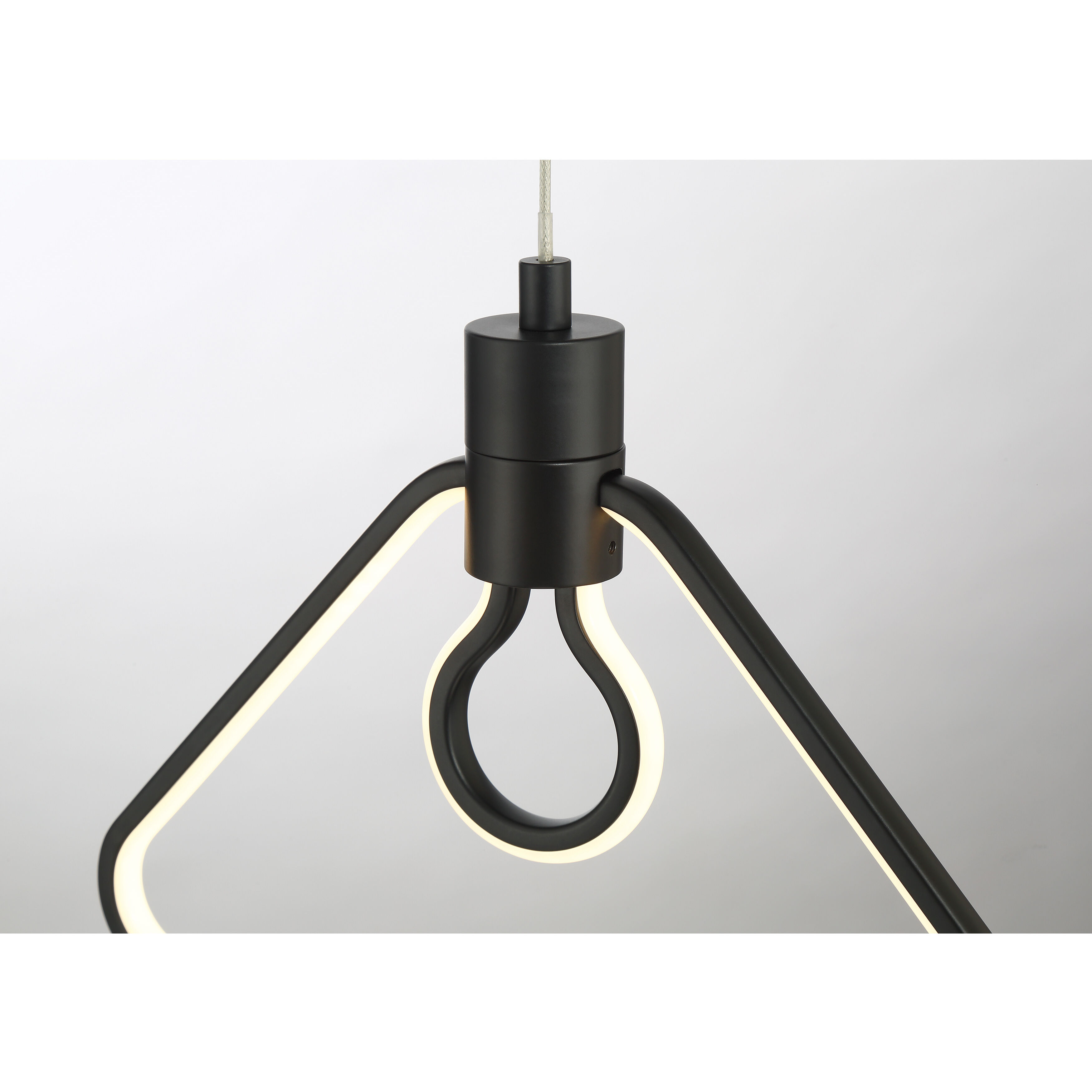 Edison's Outline LED 11.25 inch Coal Pendant Ceiling Light