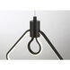 Edison's Outline LED 11.25 inch Coal Pendant Ceiling Light