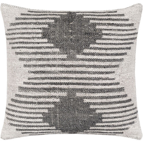 Lewis 18 inch Charcoal Pillow Kit in 18 x 18, Square
