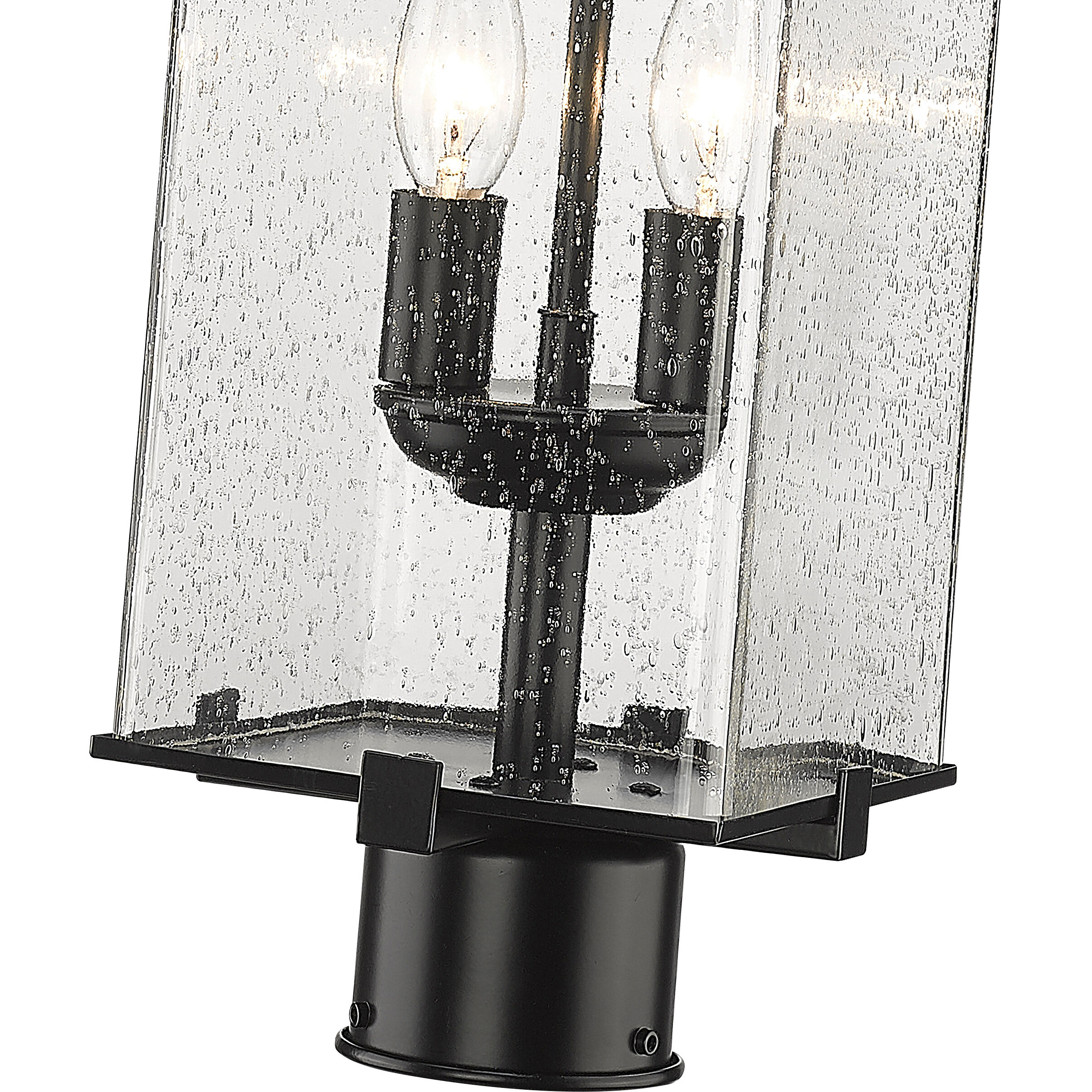 Z-Lite 592PHMR-BK Sana 2 Light 20.25 inch Black Outdoor Post Mount