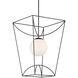 Rochefort 1 Light 21 inch Black Indoor/Outdoor Lantern Pendant Ceiling Light