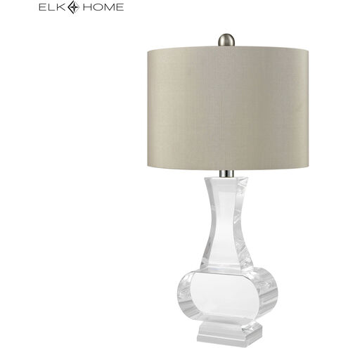 Chalette 21 inch 60.00 watt Clear Table Lamp Portable Light