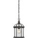 Kensington 3 Light 8.25 inch Rustic Bronze Outdoor Hanging Lantern