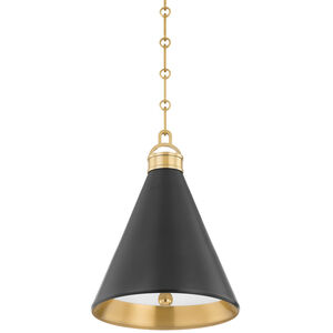 Osterley 1 Light 10 inch Aged/Antique Distressed Bronze Pendant Ceiling Light