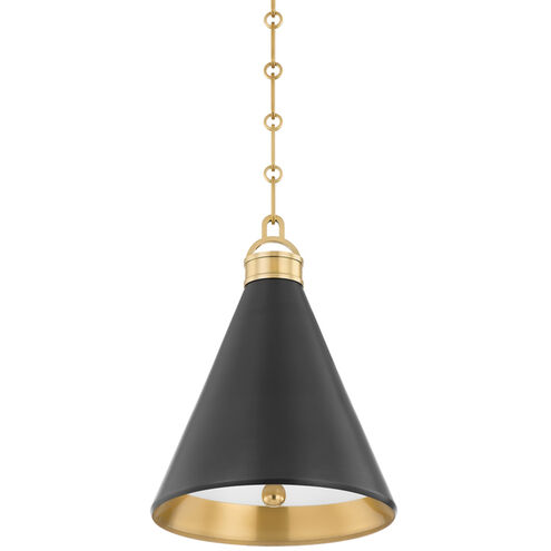 Osterley 1 Light 10 inch Aged/Antique Distressed Bronze Pendant Ceiling Light