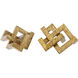 Ayan Gold Decorative Accents, Set of 2