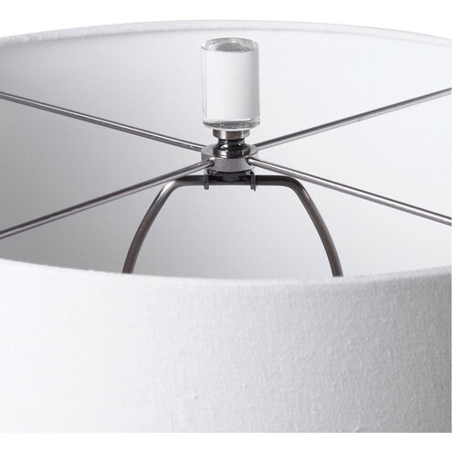 Sinclair 26 inch 150 watt White Table Lamp Portable Light