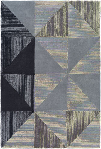 Kennedy 72 X 48 inch Ink Blue Rug in 4 X 6, Rectangle