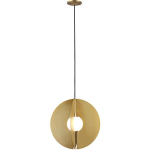 Sean Lavin Orbel LED 16 inch Aged Brass Pendant Ceiling Light in Incandescent