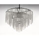 Glacier 9 Light 24 inch White/Polished Chrome Chandelier Ceiling Light