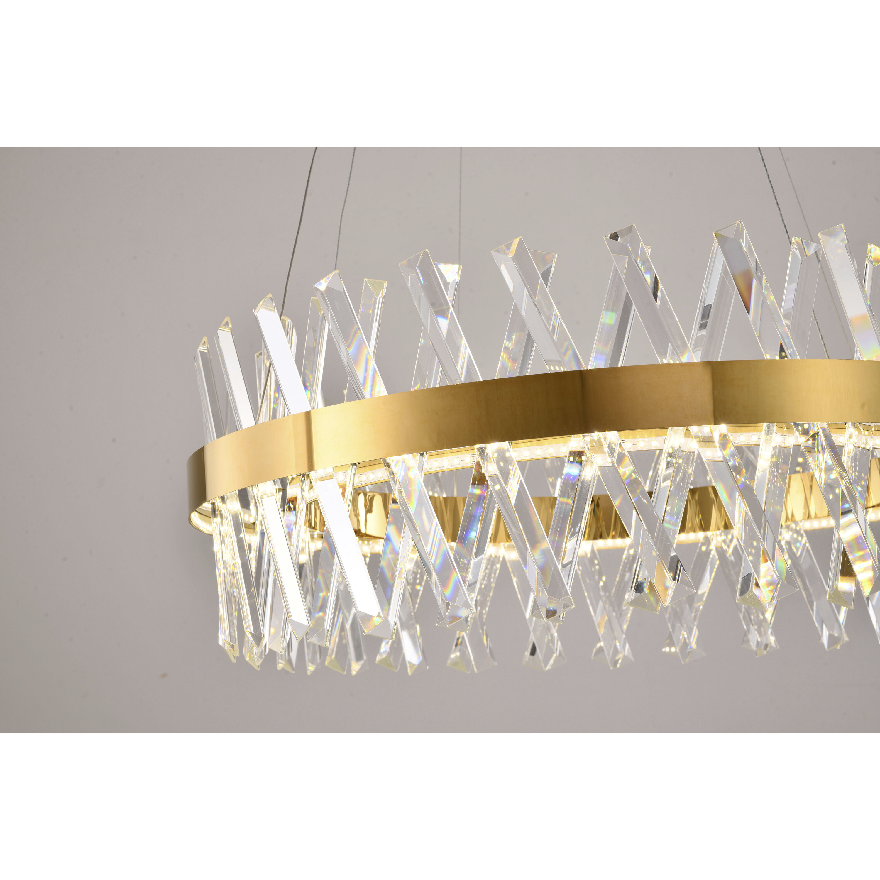 Canada LED 26 inch Gold Chandelier Ceiling Light