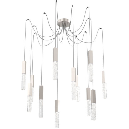 Axis LED 11 inch Metallic Beige Silver Swag Multi-Pendant Ceiling Light in 3000K LED