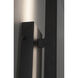 Mono 1 Light 26 inch Black Outdoor Wall Sconce