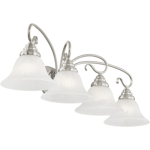 Coronado 4 Light 36 inch Brushed Nickel Bath Vanity Wall Light