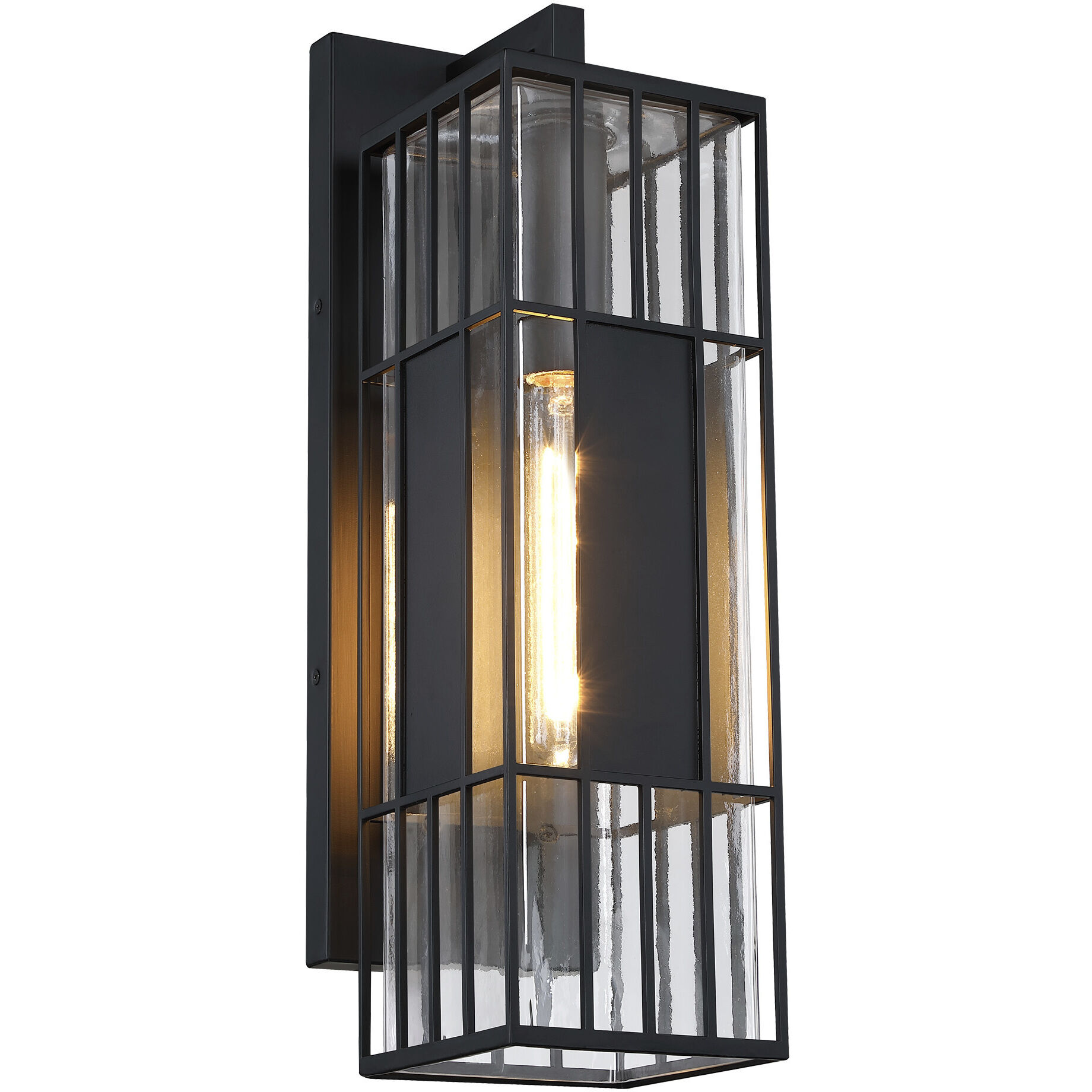 Edgehill LED 22 inch Black Outdoor Wall Sconce