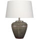Avondale 25 inch 150.00 watt Reactive Grey Glaze Table Lamp Portable Light