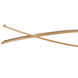 Wishbone LED 2.2 inch Gold Pendant Ceiling Light