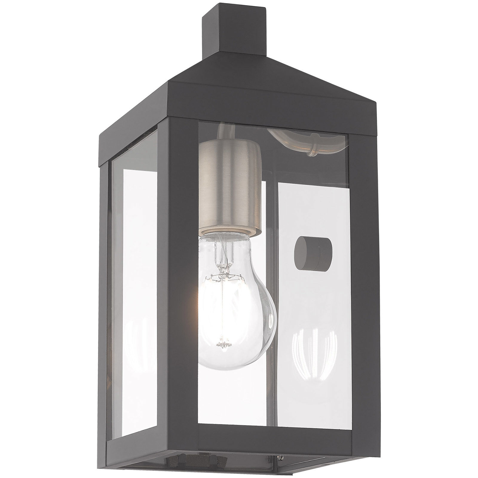 Nyack 1 Light 11 inch Scandinavian Gray Outdoor Wall Lantern