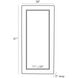 Marsh Whitewash Floor Mirror