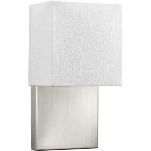 LED Sconce LED 6.75 inch Brushed Nickel ADA Wall Sconce Wall Light, Progress LED