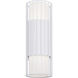 Javon LED 7 inch White Outdoor Lantern