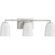 Spenser 3 Light 23.37 inch Brushed Nickel Vanity Light Wall Light