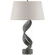 Folio 25.1 inch 100 watt Natural Iron Table Lamp Portable Light in Flax