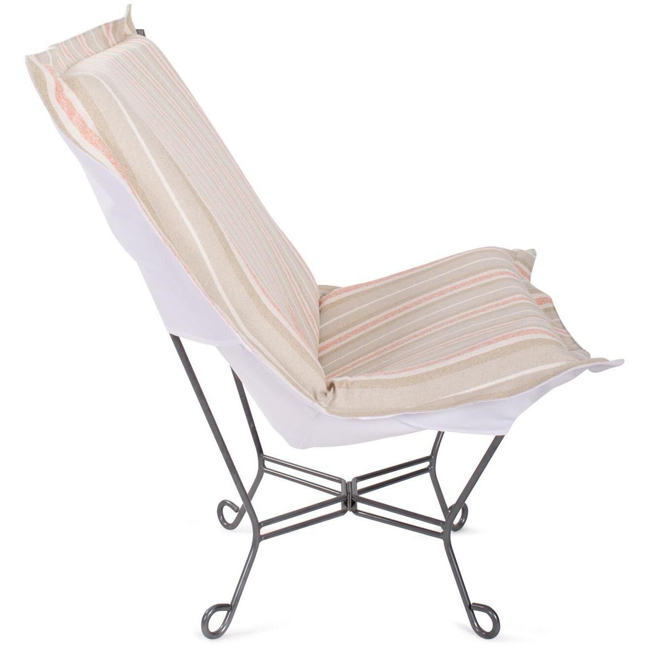 Dune Terra Outdoor Puff Scroll Chair