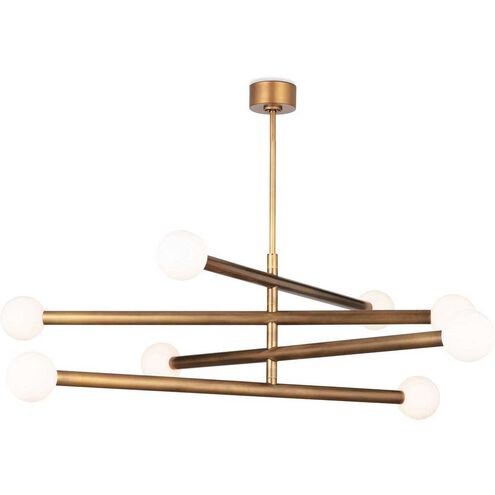 Regina Andrew Beaubien LED 57.25 inch Natural Brass Chandelier Ceiling Light 16-1358NB - Open Box