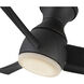 Thalia 54 inch Matte Black Hugger Fan