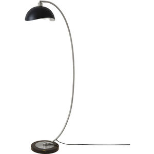 Luna Bella 60 inch 23.00 watt Antique Nickel and Black Arc Floor Lamp Portable Light