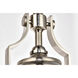 Eamon 1 Light 13 inch Polished Nickel Pendant Ceiling Light