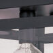 Milford 2 Light 8 inch Bronze Flush Mount Ceiling Light