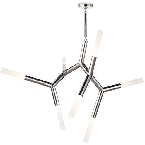 Traveler 7 Light 44.5 inch Polished Nickel Chandelier Ceiling Light